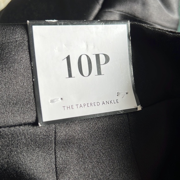 NWT WHBM Bow-Belt Satin Tapered Pants - Picture 10 of 11